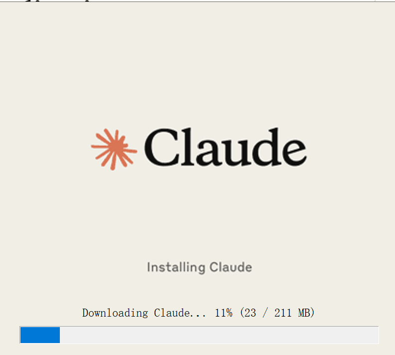 claude安装中